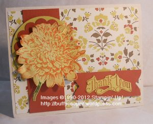 Blooming with Kindness, Perfectly Penned, sketch challenge, single stamps, Stampin' Up
