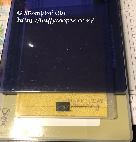 Stampin' Up!, 3D Embossing Folder Plate
