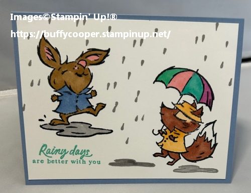 Stampin' Up!, Playing in the Rain, Stampin' Blends